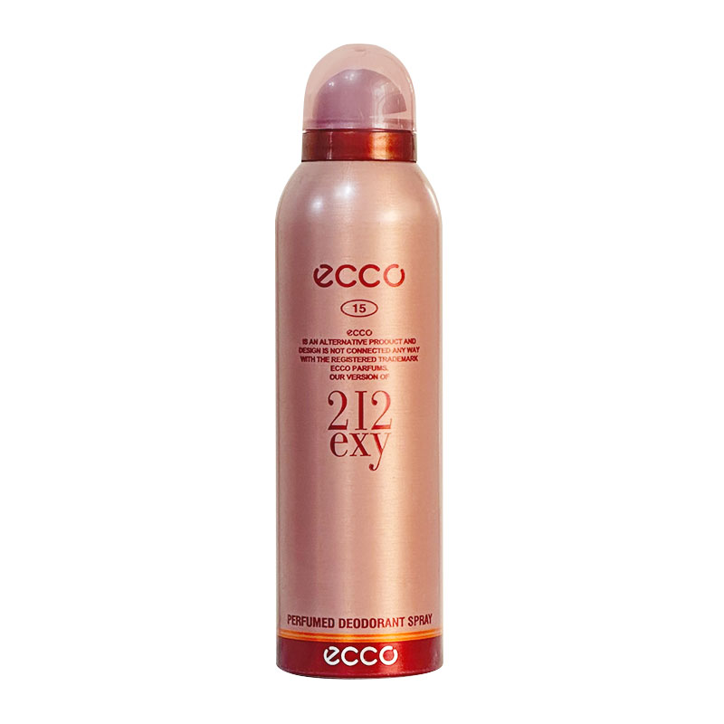 اسپری خوشبو کننده بدن اکو ecco رایحه 212 exy حجم 200ml