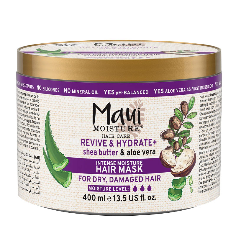 ماسک مو روغن عصاره شی باتر و آلوئه ورا ماوی Maui حجم 400ml
