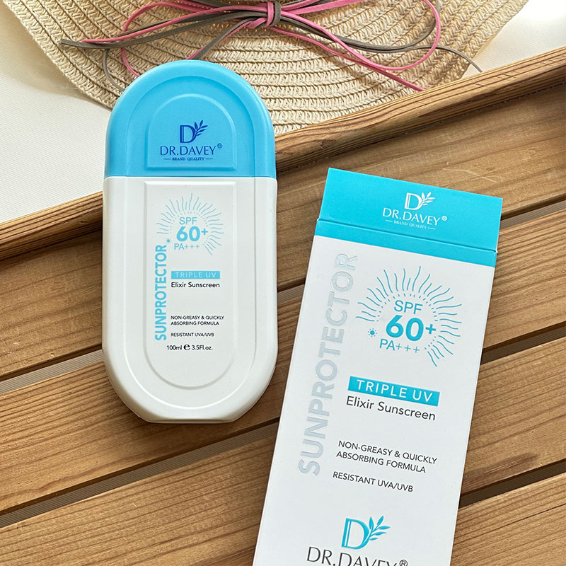 ضد آفتاب دکتر داوی Dr.Davey مدل Triple UV 60 SPF حجم 100ml