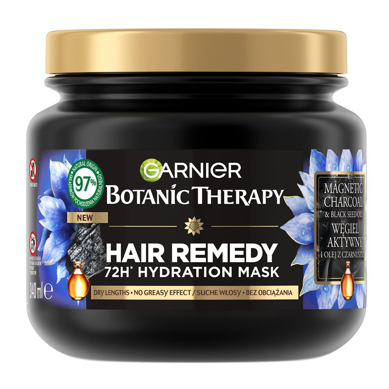 ماسک مو پاکسازی و آبرسان گارنیر Garnier حاوی زغال حجم 340ml
