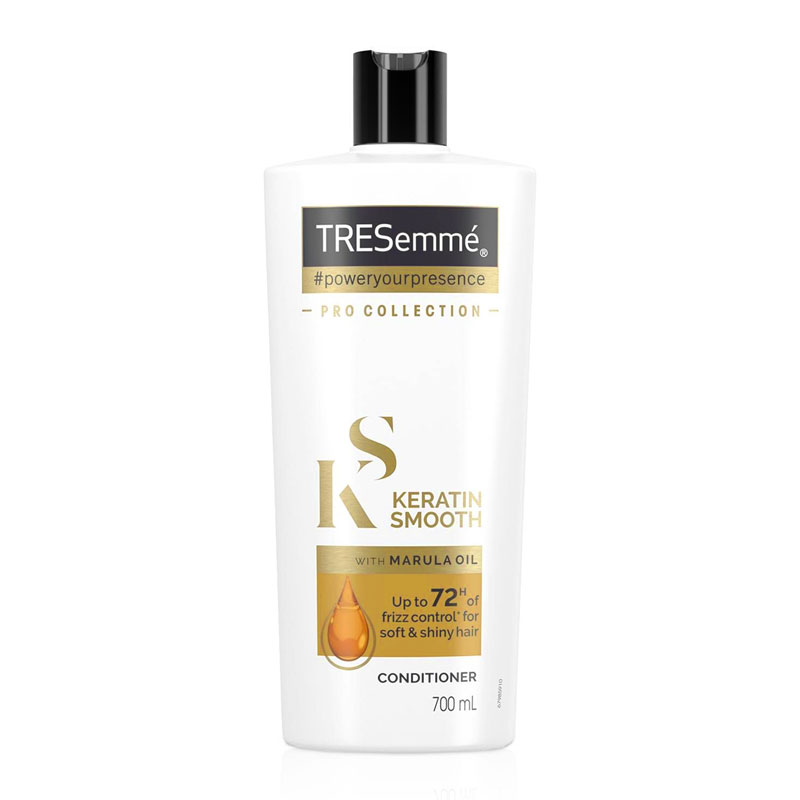 شامپو نرم کننده مو ترزمه Tresemme مدل Keratin smooth حجم 700ml