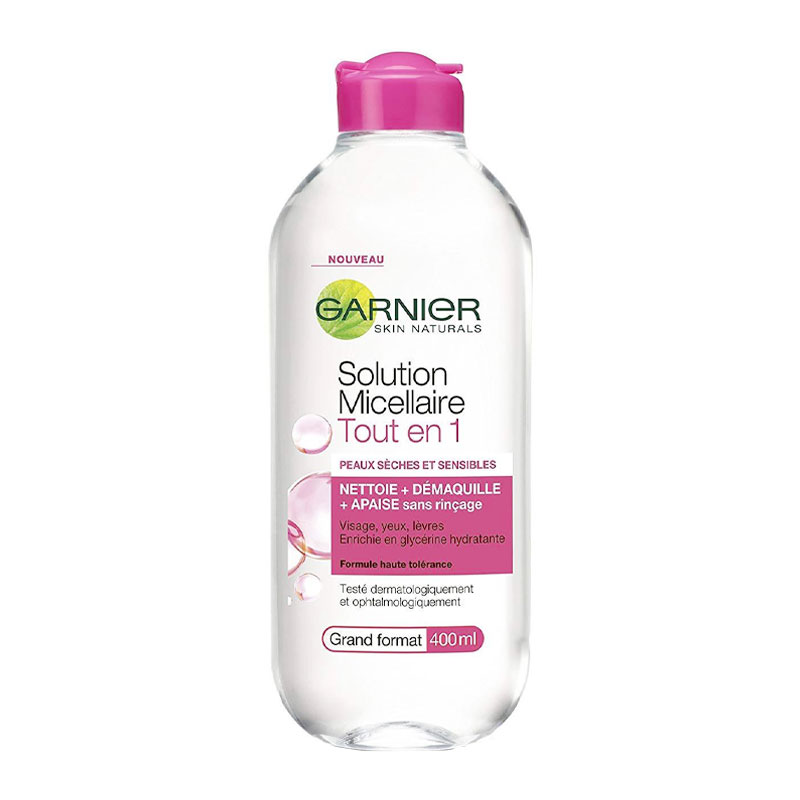 میسلار واتر پوست خشک گارنیر Garnier مدل Skin active حجم 400ml