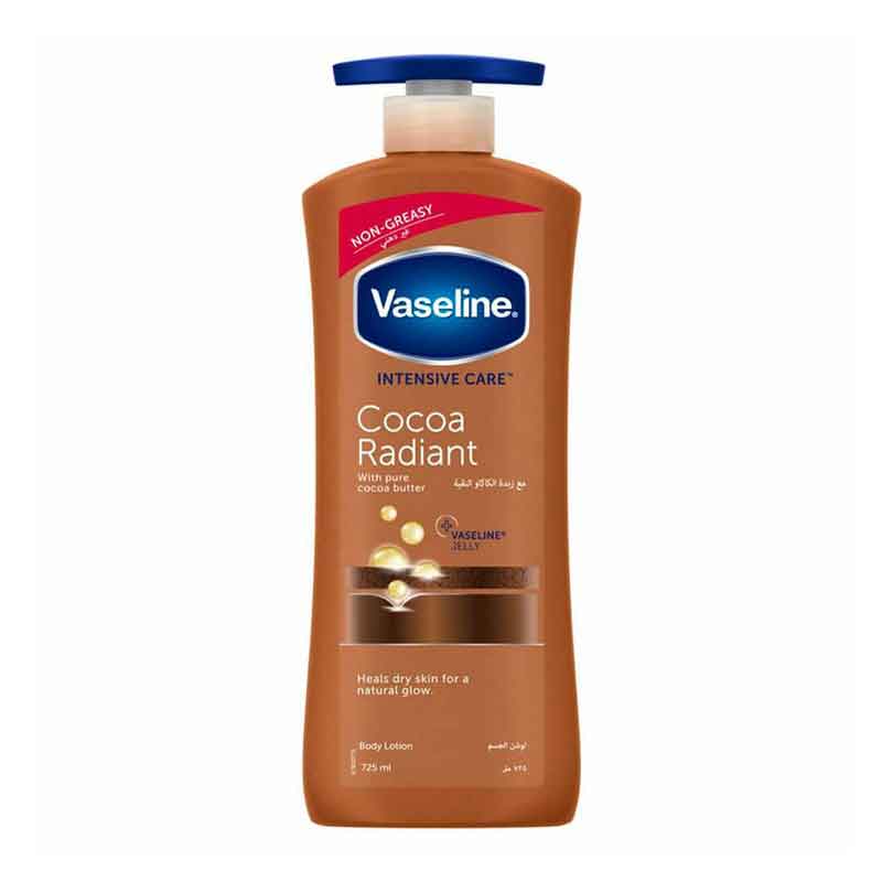 لوسیون بدن وازلین Vaseline مدل کاکائو Cocoa Radiant حجم 600ml