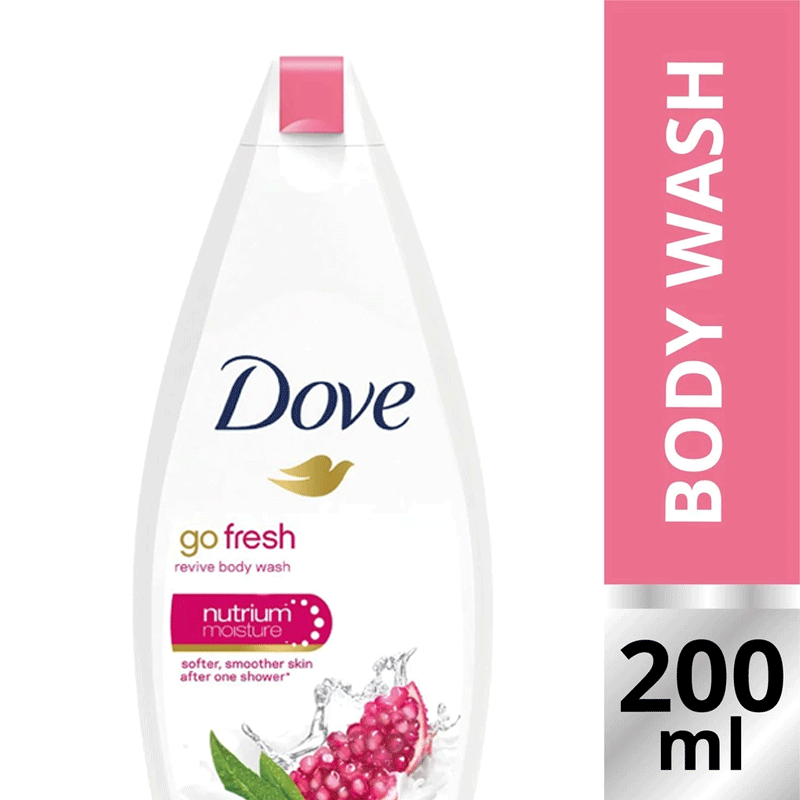 شامپو بدن داو Dove مدل Go Fresh انار حجم 200ml