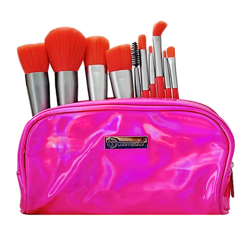 ست کیف نئونی و براش آرایشی 12 عددی BH COSMETICS