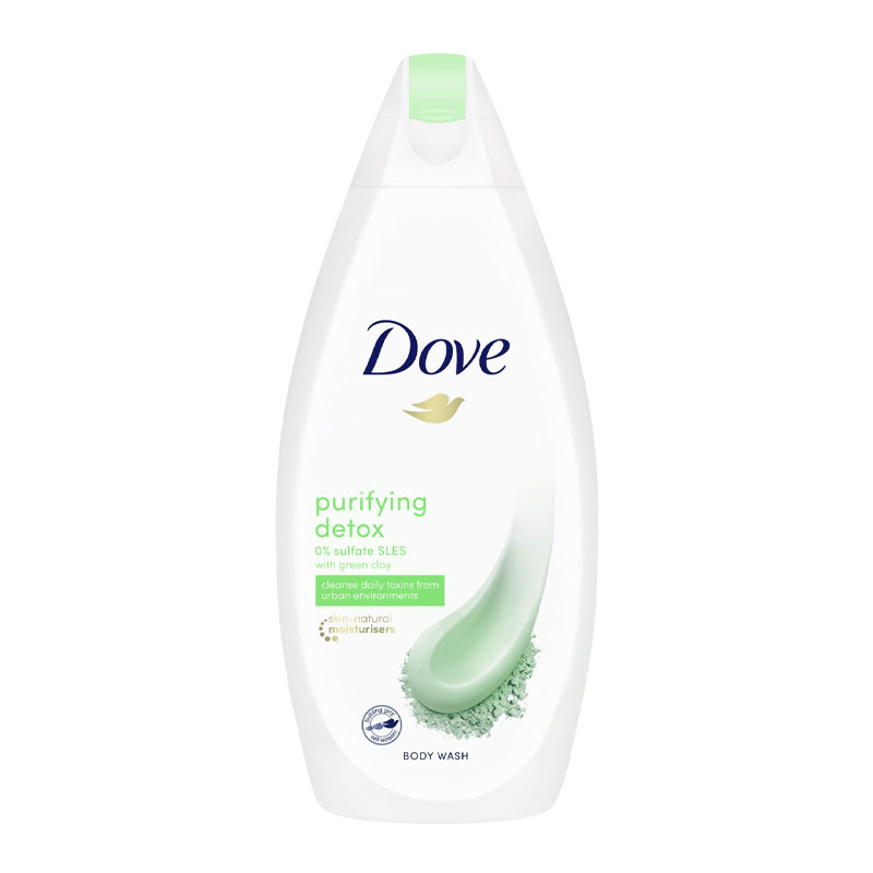شامپو بدن داو Dove مدل Purifying detox حجم 500ml