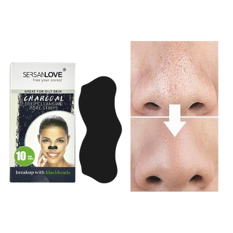 پک 10 عددی چسب بینی ذغالی سرسان لاو Sersan Love