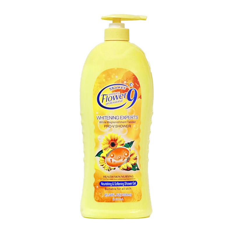 شامپو بدن تغذیه کننده Century Flower 9 مدل Nourishing & Softening حجم 1300ml