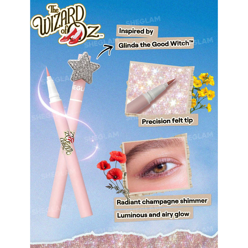 خط چشم صورتی شیگلم SHEGLAM مدل Glinda The Good Witch کالکشن The Wizard of OZ™
