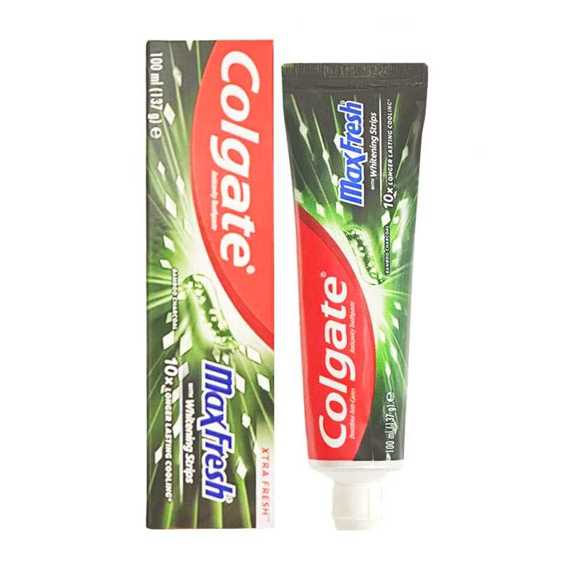 خمیر دندان Max Fresh کلگیت Colgate مدل Whitening Strips حجم 100ml