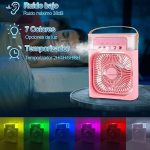 فن خنک‌کننده قابل حمل با اسپری آب و مرطوب‌کننده هوا Air Cooler Fan