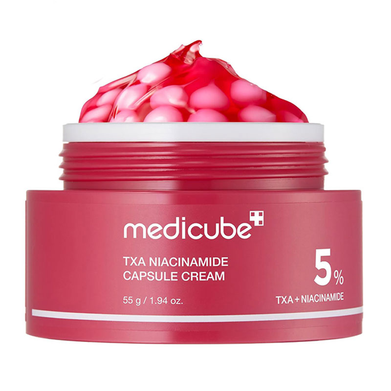 کرم ضد لک و روشن کننده نیاسینامید مدی کیوب Medicube مدل TXA Niacinamide حجم 55g