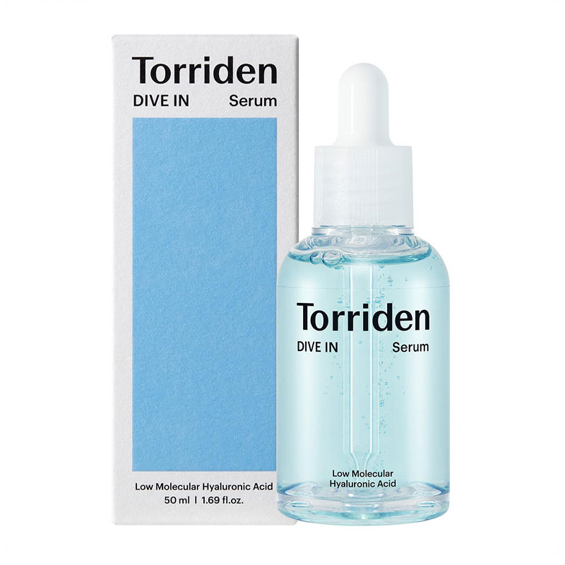 سرم آبرسان هیالورونیک اسید توریدن TORRIDEN مدل Dive-In Low Molecular Weight Serum حجم 50ml