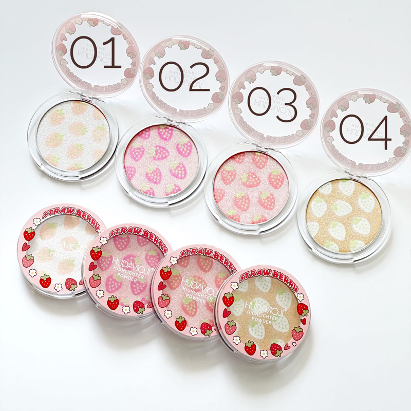 هایلایتر پودری توت فرنگی هدی موجی HUDAMOJI