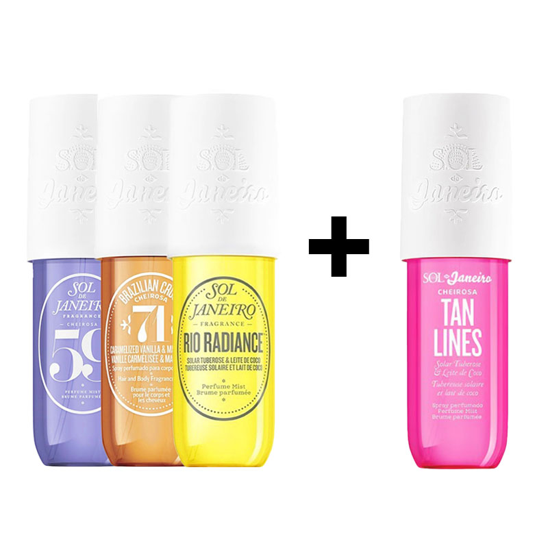 پک ویژه 1+3 بادی اسپلش سول د ژانیرو Sol de janeiro سه تا بخر یکی هدیه بگیر !