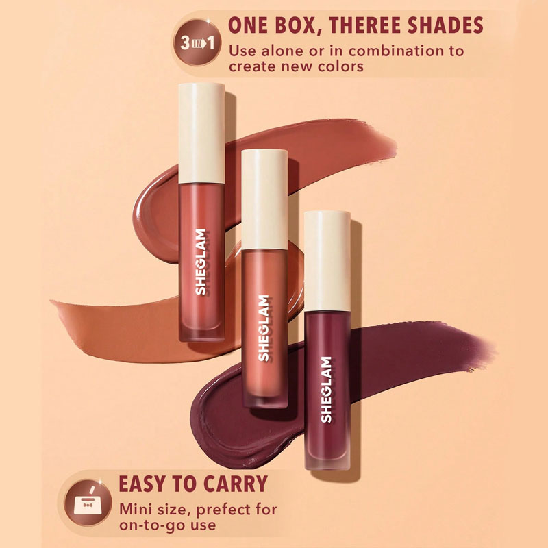 پک 3 عددی رژلب مایع Matte Allure شیگلم Sheglam