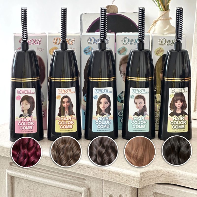 شامپو رنگ مو شانه دار دکسی Dexe حجم 200ml