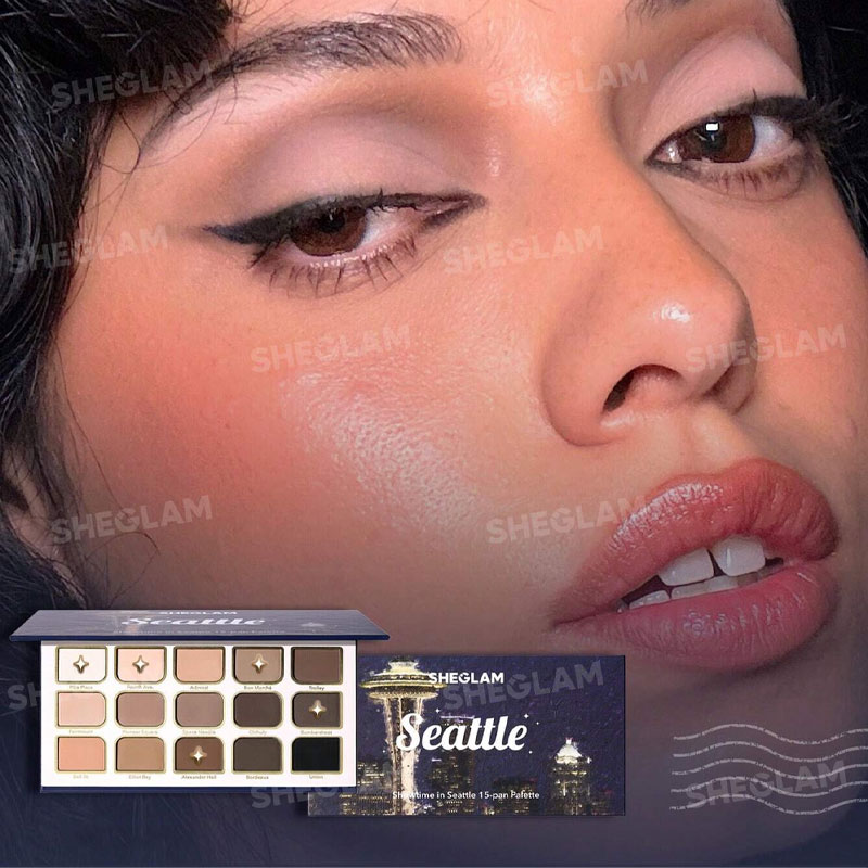 پالت سایه چشم 15 رنگ شیگلم Sheglam مدل Showtime in Seattle