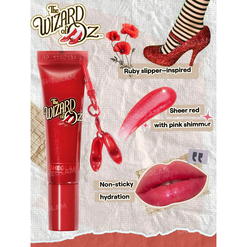 لیپ گلاس شیگلم Sheglam مدل Click Your Heels کالکشن The Wizard of OZ