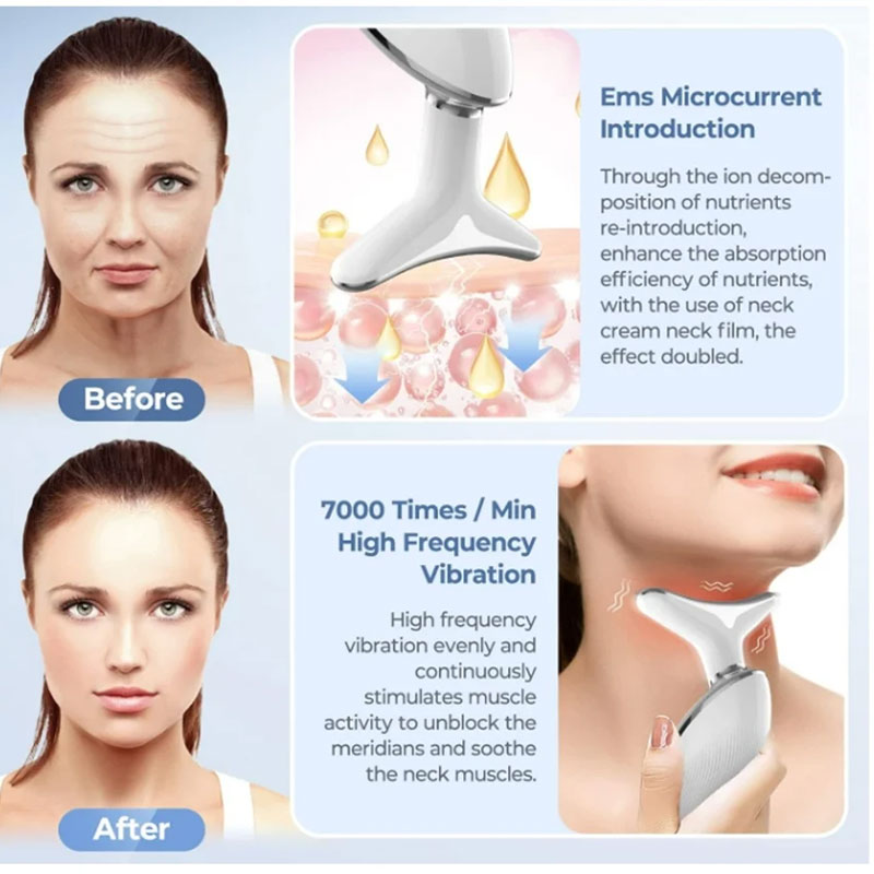 دستگاه ماساژور لیفت صورت و گردن ضد پیری مدل AY-1688