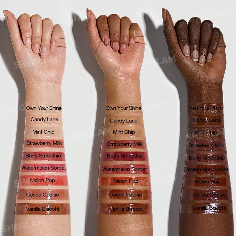 لیپ گلاس آبرسان و ترمیم کننده شیگلم Sheglam مدل Crystal Glaze Moisturizing Lip Care