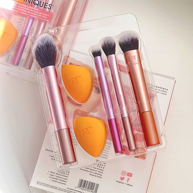 ست براش و پد ریل تکنیک (های کپی) REAL TECHNIOUES دو پد