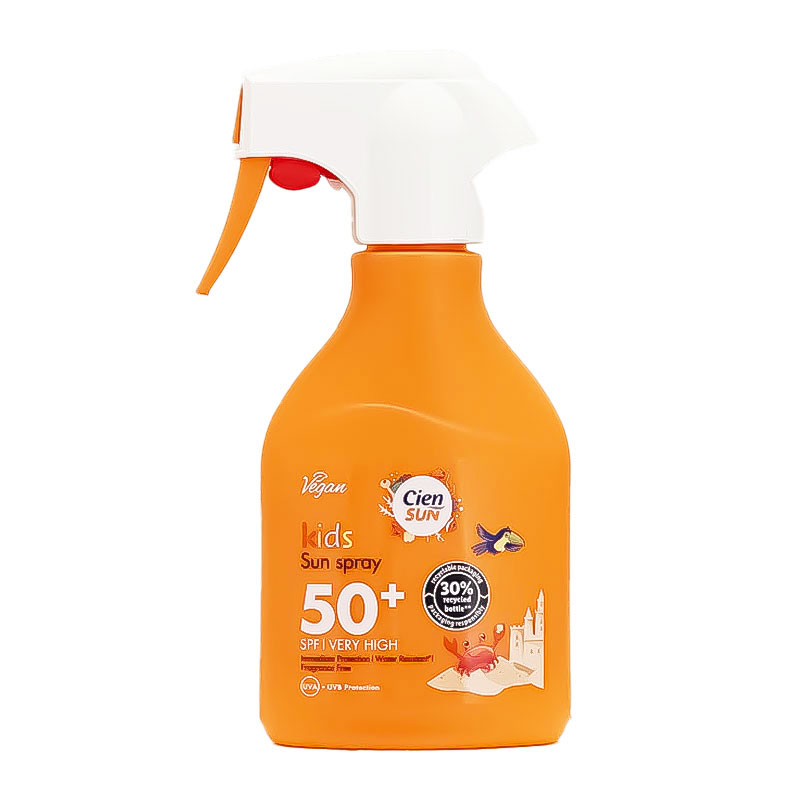 اسپری ضدآفتاب SPF50 سین سان Cien sun حجم 250ml