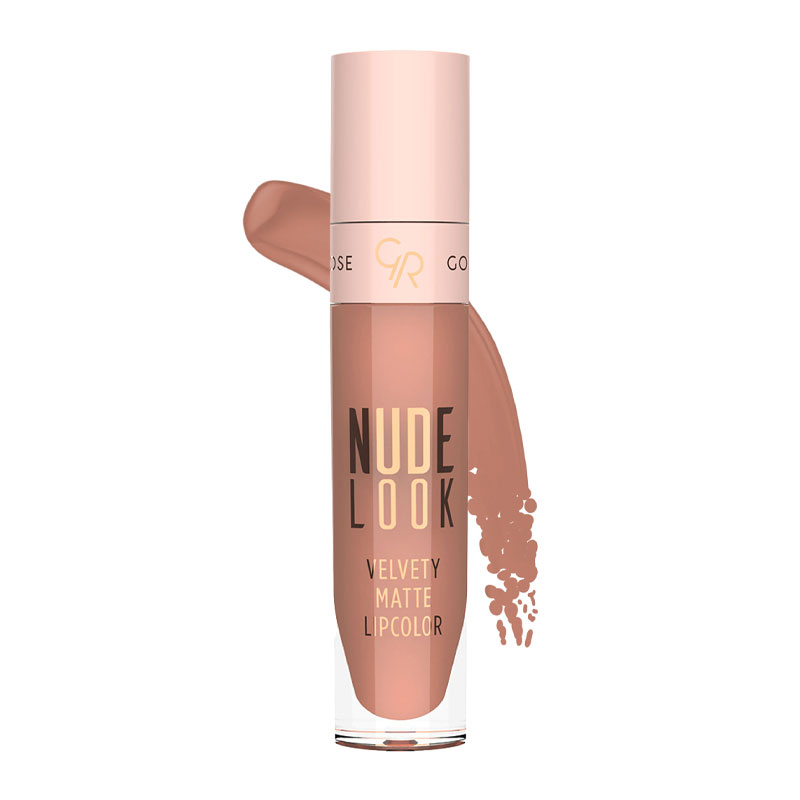 رژلب مایع مات گلدن رز Golden Rose مدل NUDE LOOK