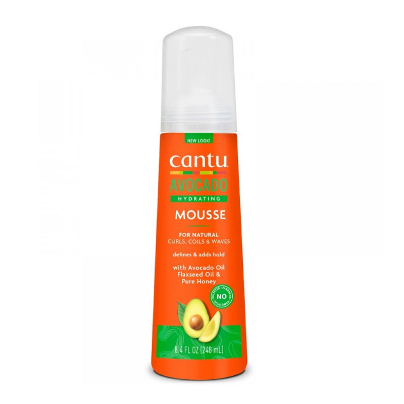 موس مو شی باتر Shea Butter کانتو Cantu مدل Wave Whip Curling Mousse with حجم 248ml