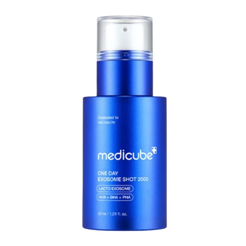 سرم کنترل منافذ One Day اگزوزوم‌ شات 2000 Exosome Shot مدی کیوب Medicube حجم 30ml
