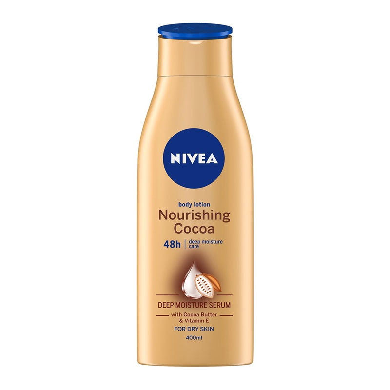 لوسیون بدن نیوآ Nivea حاوی کره کاکائو مدل Nourishing Cocoa حجم 400ml