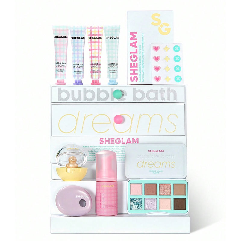 پک کامل آرایشی کالکشن Bubble Bath Dreams شیگلم Sheglam