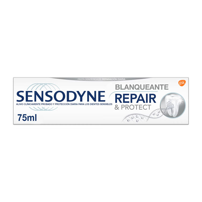 خمیر دندان سفید کننده سنسوداین Sensodyne مدل Repair & Protect Blanqueante حجم 75ml