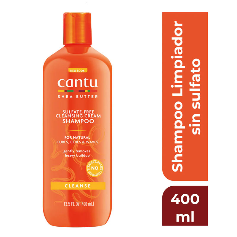 شامپو موی فر بدون سولفات شی باتر Shea Butter کانتو Cantu حجم 400ml