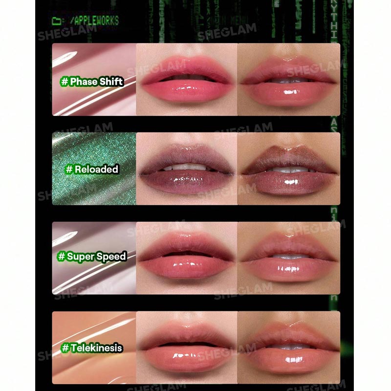 لیپ گلاس شیگلم SHEGLAM طرح ماتریکس