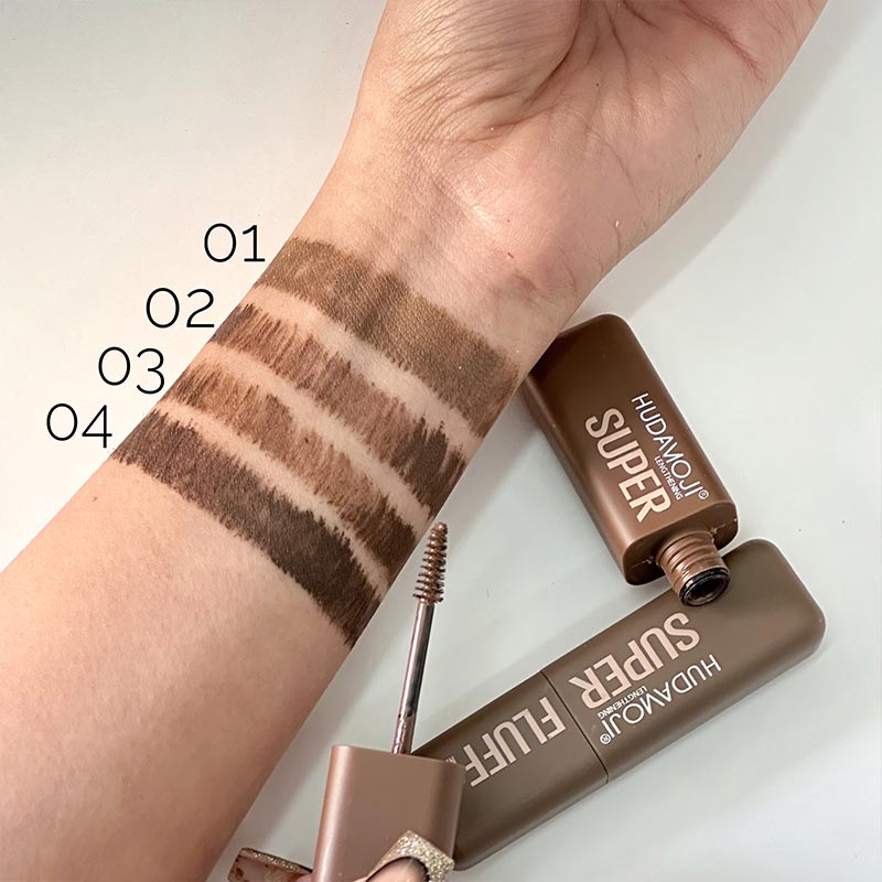 ریمل ابرو قهوه ای هدی موجی Hudamoji مدل Super Fluff