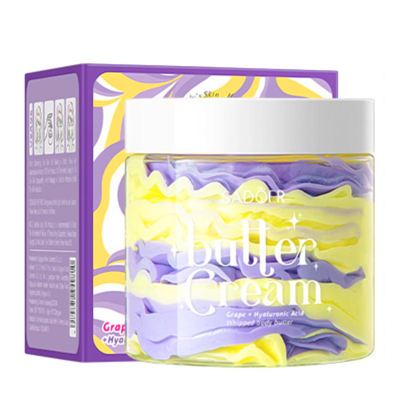 کره بدن سادور Sadoer مدل Butter Cream رایحه Grape