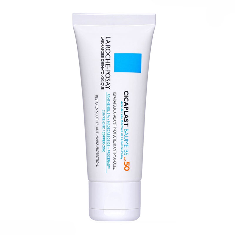 بالم ترمیم کننده SPF 50 سیکاپلاست لاروش پوزای La Roche Posay مدل Cicaplast Baume B5 + SPF 50 حجم 40ml