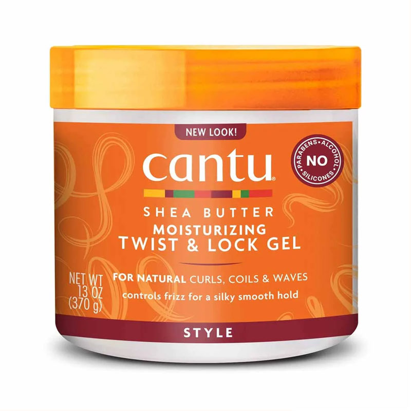 ژل مو حالت دهنده و مرطوب کننده مخصوص موی فر کانتو Cantu مدل Twist Loc & Curl حجم 369g