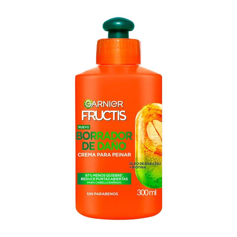 کرم مو ترمیم کننده و ضد مو خوره مخصوص موهای موهای آسیب دیده گارنیر Garnier مدل Borrador de Dano حجم 300ml