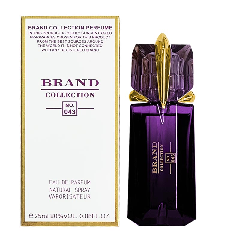 ادکلن برند کالکشن Brand Collection کد 043 مشابه رایحه Thierry Mugler Alien حجم 25ml