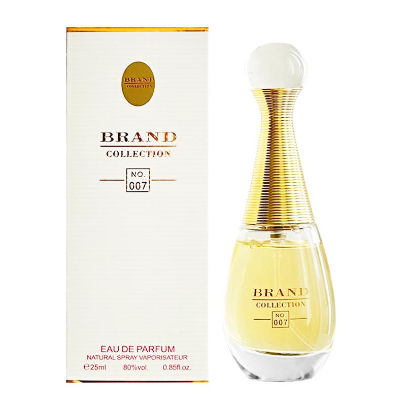 ادکلن برند کالکشن Brand Collection کد 007 مشابه رایحه Dior J'adore حجم 25ml