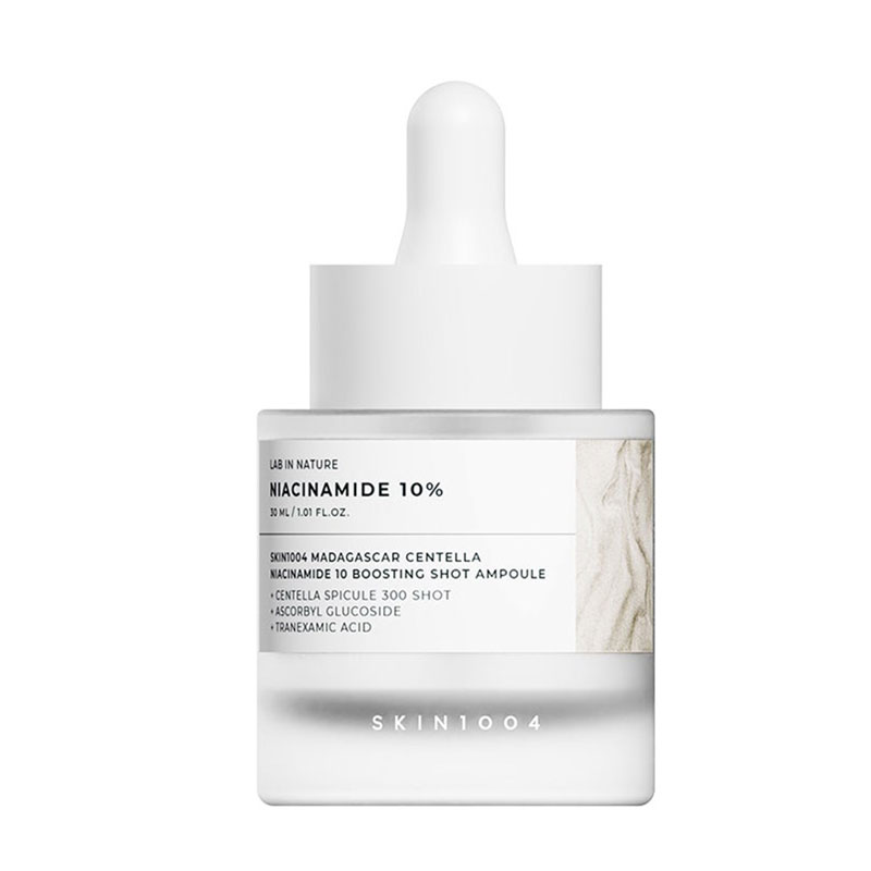 آمپول ضد لک و روشن کننده نیاسینامید اسکین 1004 Skin مدل Centella Niacinamide 10 Boosting حجم 30ml