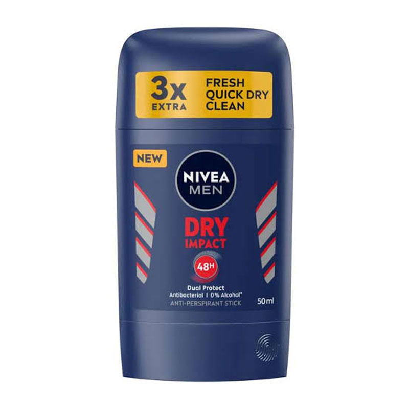 مام صابونی مردانه نیوآ Nivea مدل Dry Impact 48H حجم 50ml