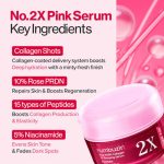 سرم کلاژن ساز و حجم دهنده پوست Rose PDRN شماره 2 No نامبوزین Numbuzin مدل Rose PDRN Collagen Plumping حجم 30ml