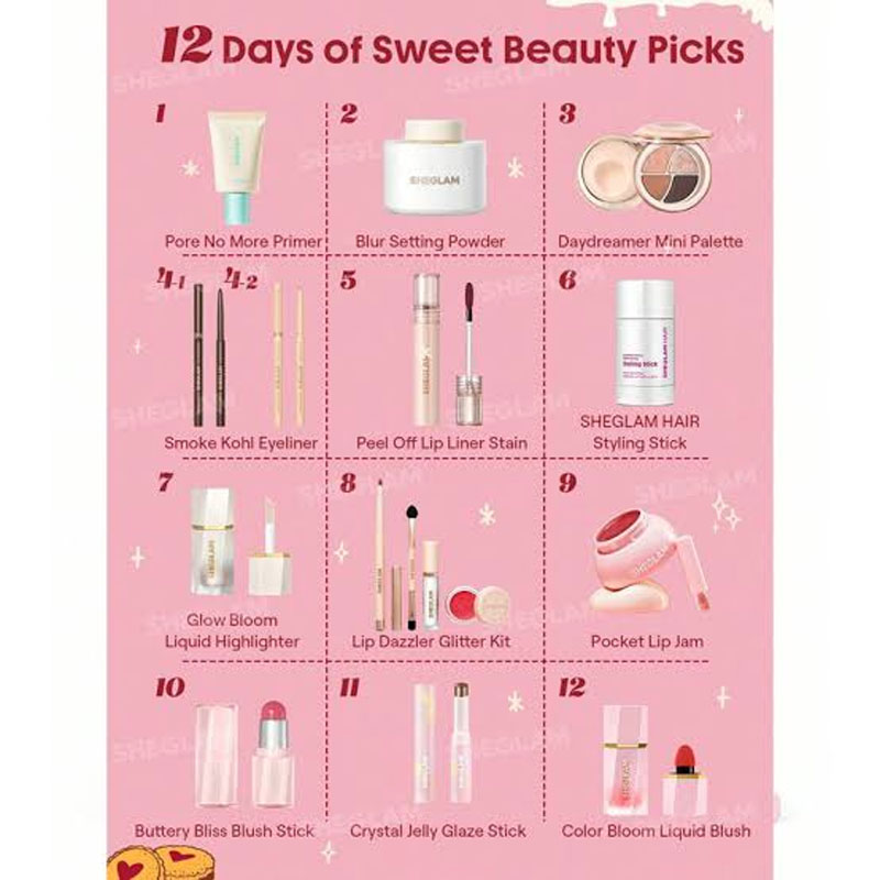 باکس آرایشی شیگلم Sheglam کالکشن Advent Calendar