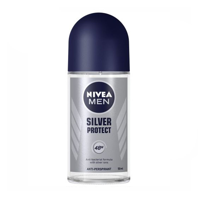 مام ضد تعریق رولی مردانه نیوآ Nivea مدل Silver Protect