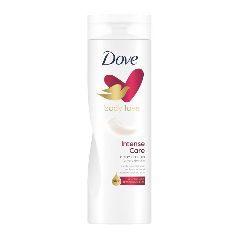لوسیون بدن Body Love داو Dove مناسب پوست های خیلی خشک مدل Intense Care حجم 400ml