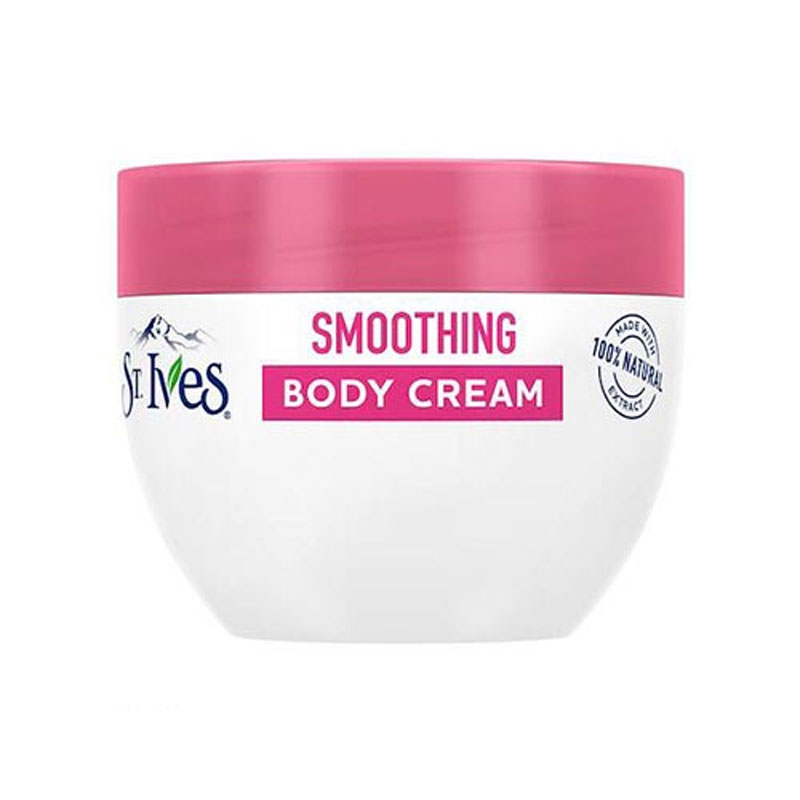 کرم بدن Body Cream سنت ایوز St Ives رایحه گل رز مدل Smoothing حجم 300ml