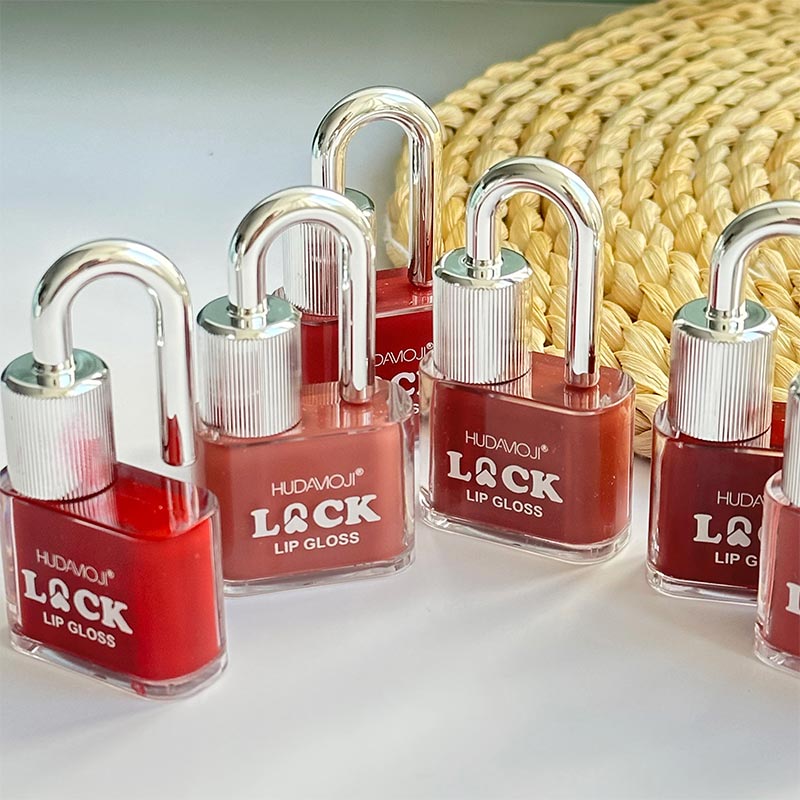 رژلب مایع قفلی هدی موجی HudaMoji مدل Lock Lip Gloss